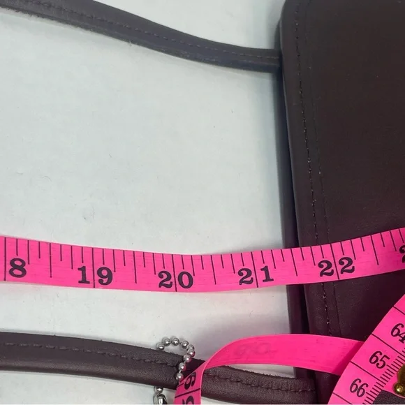 Rare Vintage Mahogany Coach Disco Crossbody Near Mint PRICE FIRM NWOT - Picture 13 of 16